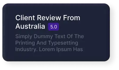 Client review screenshot from a recent web development project
